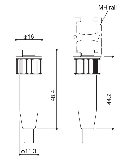 Rail fastening SF-32R-R for MH-3