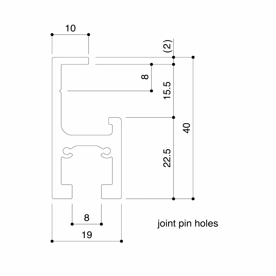 MR-3 picture rail (100kg/220lbs)