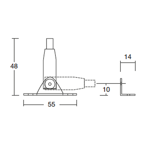 Bottom/ceiling/wall gripper