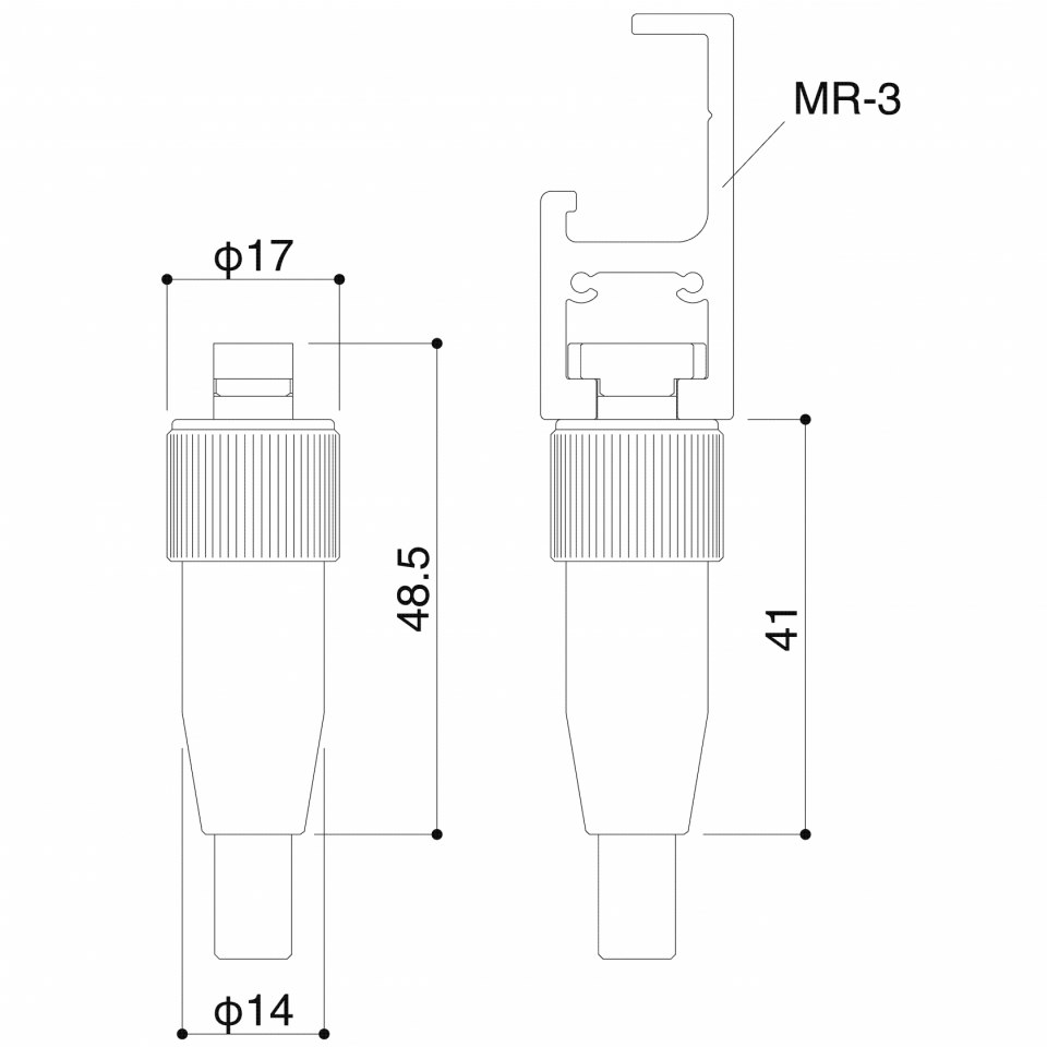 Rail fastening MRD-32 for MR-3