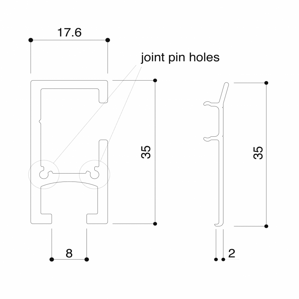 MH-3 picture rail (70kg/154lbs)