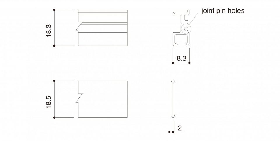 CRE picture rail (10kg/22lbs)