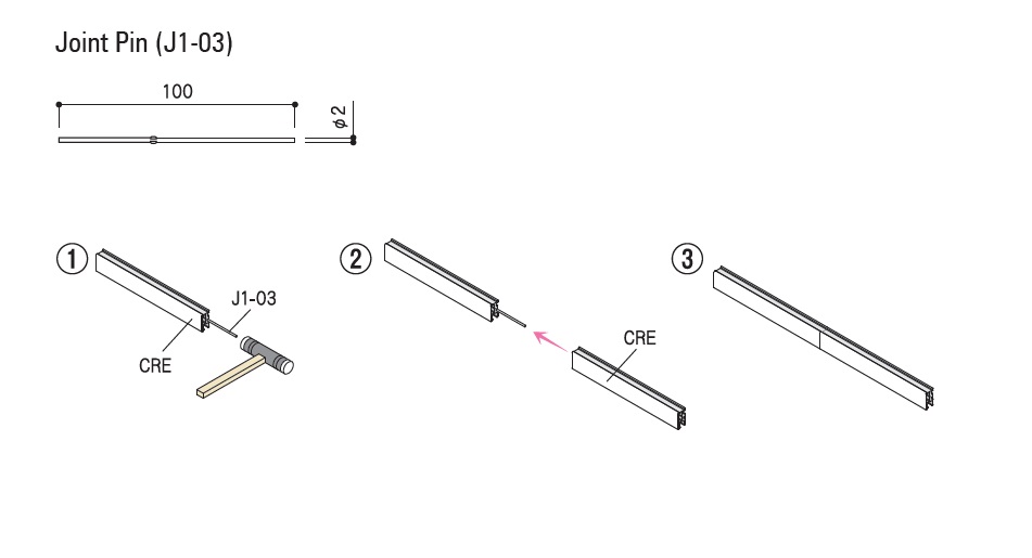 CRE picture rail (10kg/22lbs)